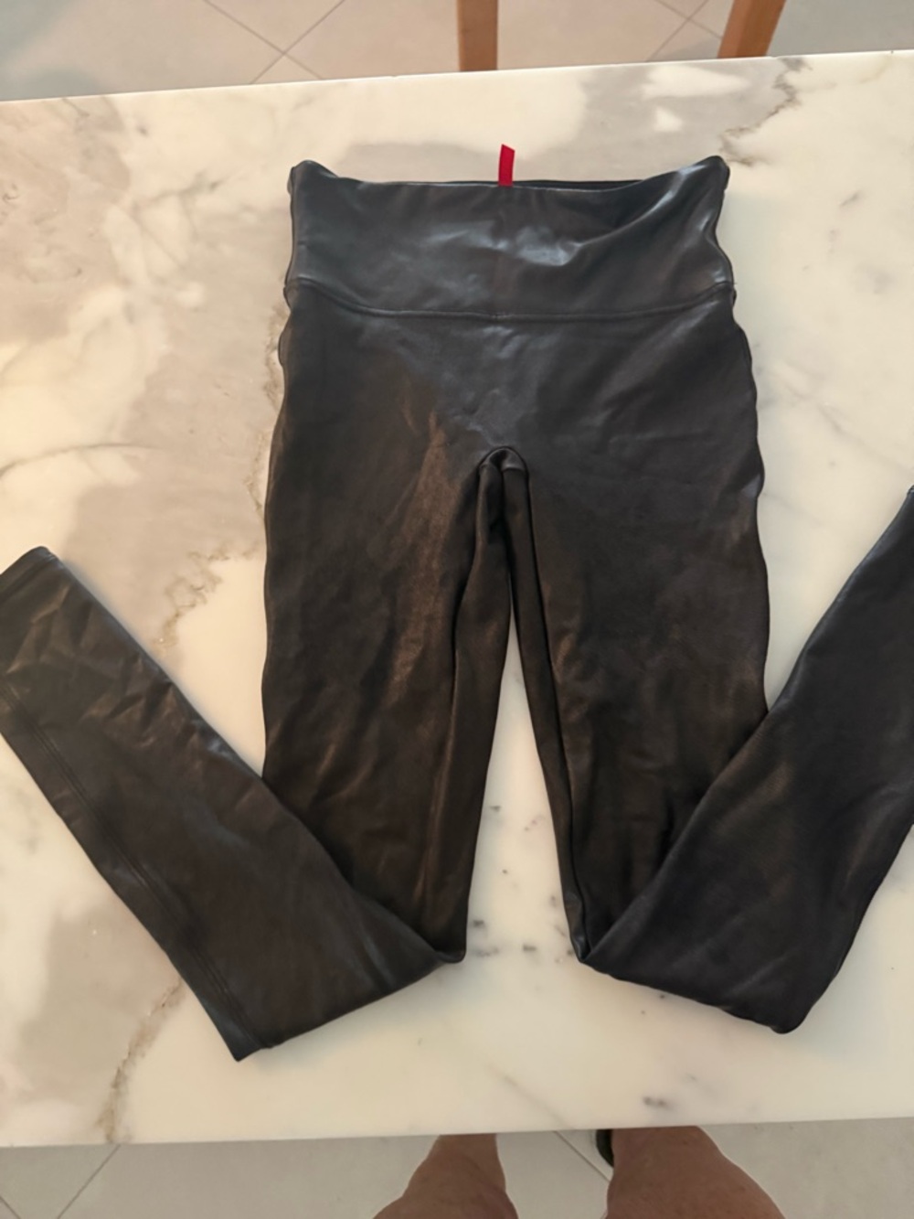 Black Faux Leather Leggings